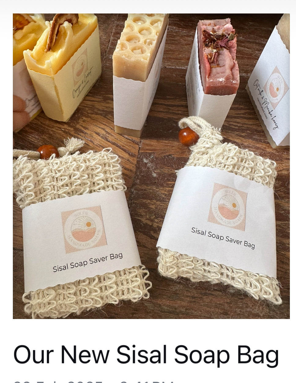 Soap Saver Sisal Bag