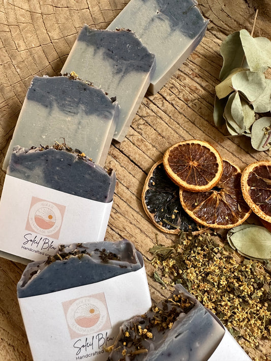 Soleil Bleu – Artisan Botanical Soap (120g)